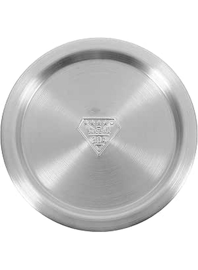 Universal 14cm Stainless Steel Pan Cover Lid Overflow Prevention for Pots and Pans - Image 1