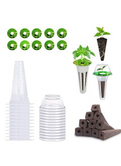 Aikanbo 40 pcs Seed Pod Kit for Aerogarden, Grow Anything Kit for Indoor Hydroponics Garden，Hydroponics Supplies with 10Grow Sponges，10 Pod Labels，10 Baskets，10 Planting Domes  - Image 1