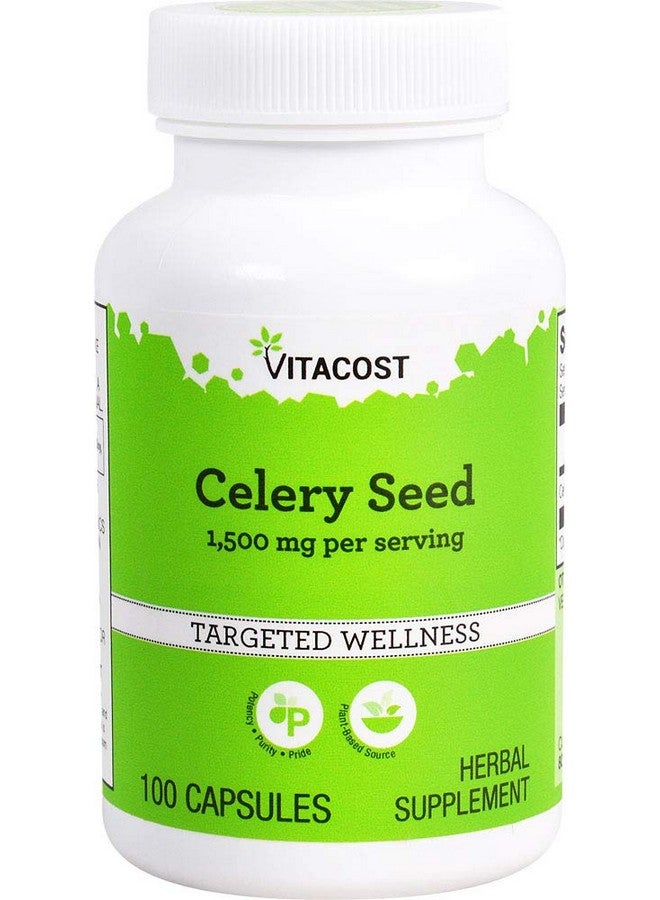 Vitacost Brand Vitacost Celery Seed -- 1,500 mg per serving - 100 Capsules