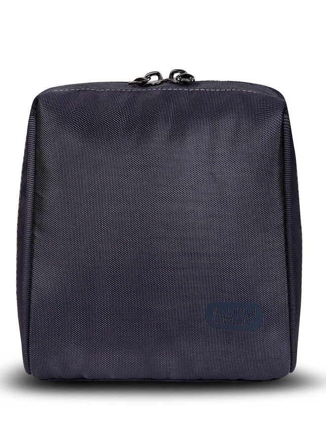 Easy Multi Utility Travel Pouch, 2 LTR Baggage with 1 Compartment and 1 Heavy Duty Metal Zipper Pouch, School Bag, College Bag, Office Bag, Gym Bag, Daily Use and Traveling Accessories (Grey) - Image 1