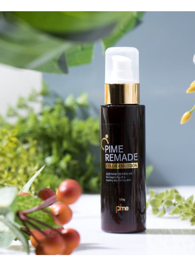 pime K-Beauty Marine Collagen Face Lotion 100ml x2 – Hydrolyzed Marine Collagen & Hyaluronic Acid, Firming, Deep Hydration & Anti-Aging Facial Moisturizer - Image 3