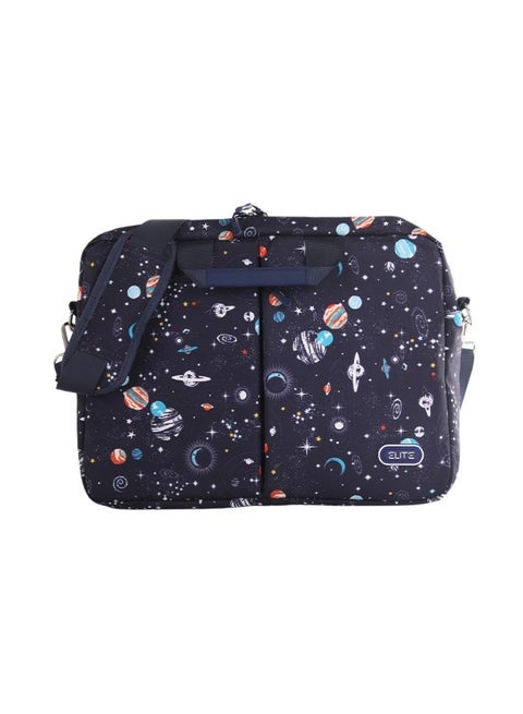Colorful 15.6" Laptop Bag – Soft Velvet Interior, Shoulder Strap & Large Front Pocket