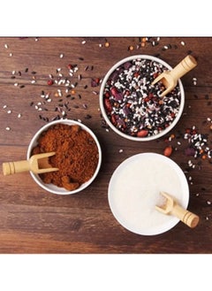 Just Quality 20pcs, Natural Wooden Scoop and Spoon Set for Flour, Bath Salt, Sugar, Coffee, and More - 7.3cm x 2.4cm  - Image 3