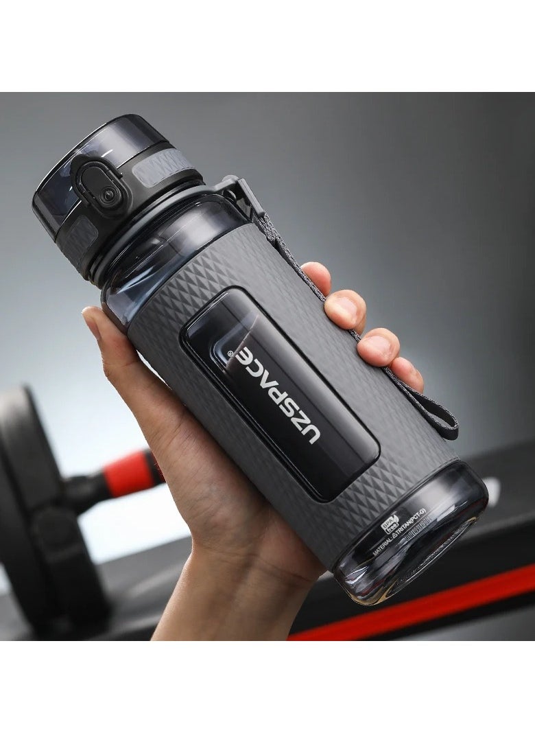 UZSPACE Bpa Free Sports Water Bottles Portable Tritan Plastic Gym Drink Bottle Anti-Fall Leakproof Large Capacity Fitness Kettle 
