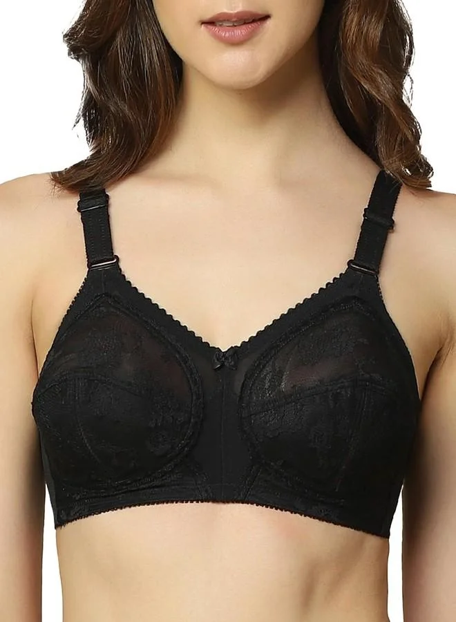ترايامف Triumph International Women Doreen Non-Wired Non Padded Bra | 34F | Pack of 1(20I319 04) Black