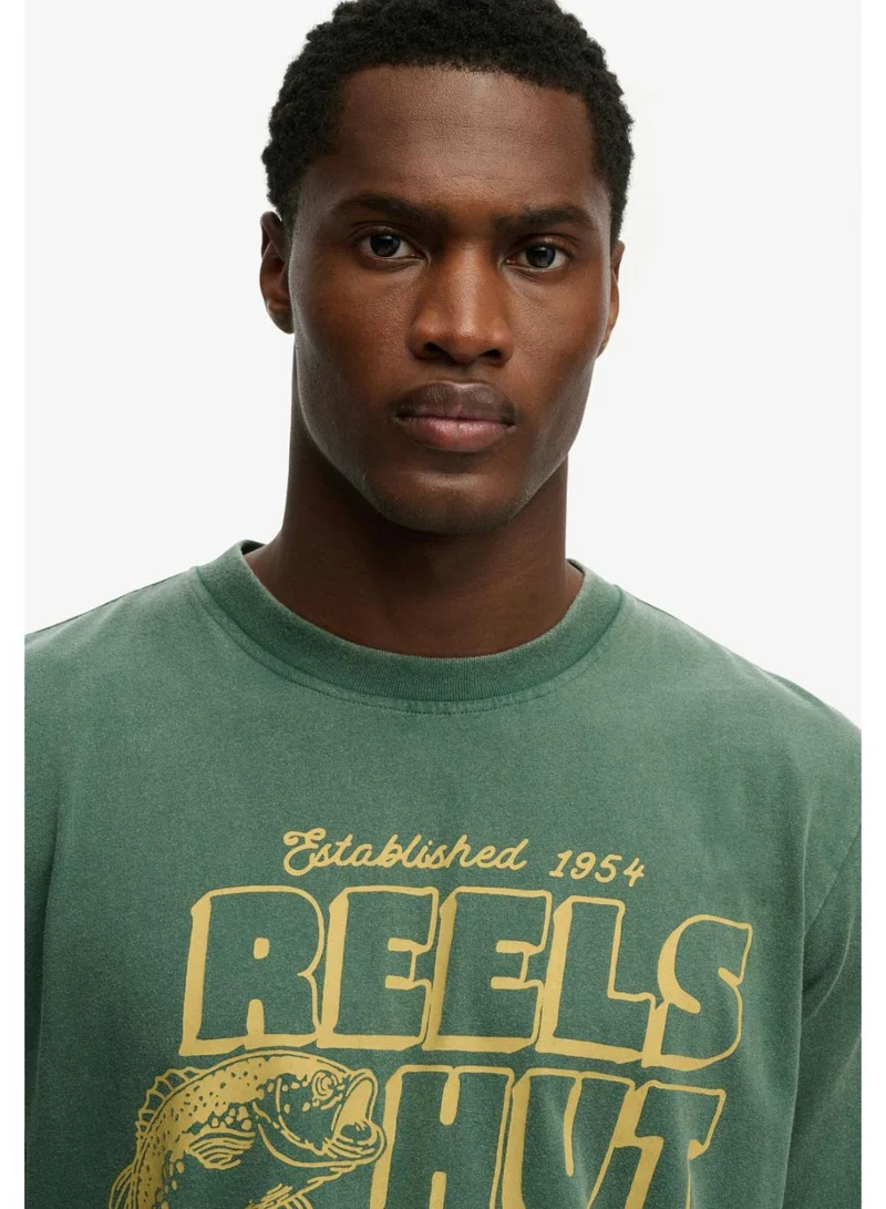 Superdry  Roadside Trade Loose T-Shirt for Men | Best Price UAE