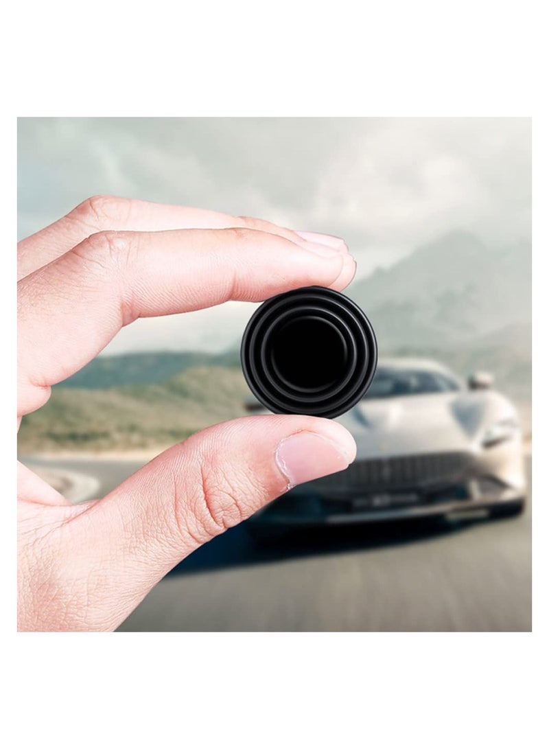 12 Pcs Self-Adhesive PVC Car Door Shock Absorbers, Soundproof Edge Protectors for Bumper & Trunk, Anti-Collision Stickers - Image 4