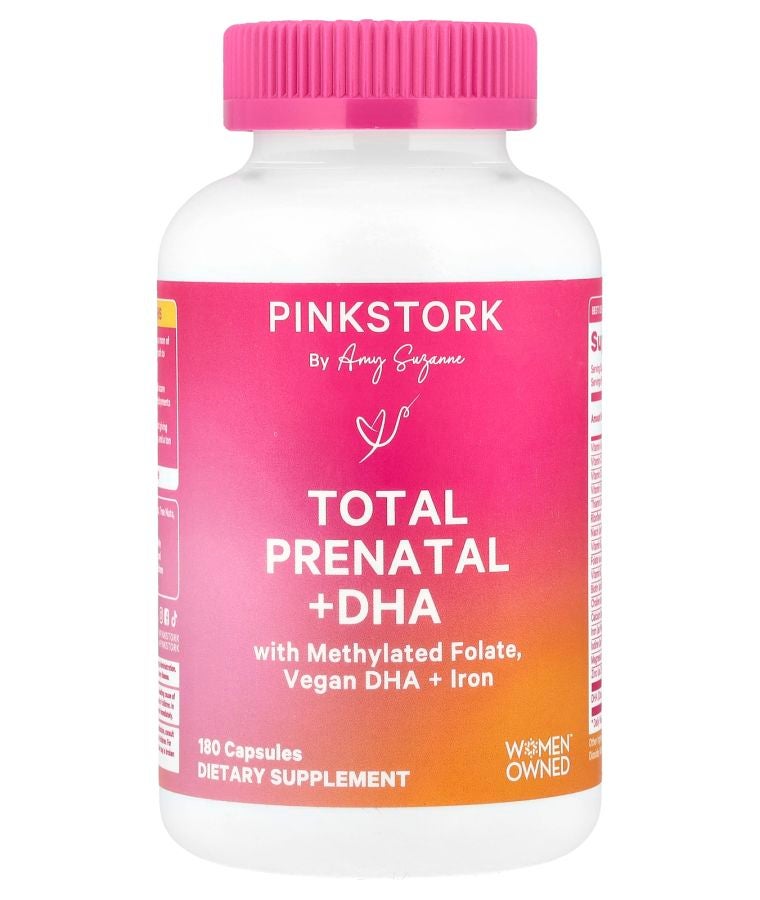 Pink Stork Total Prenatal + DHA 180 Capsules