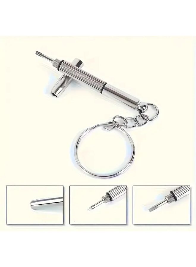 3 Pcs Mini Glasses Screwdriver 3 in 1 Multifunctional Eyeglass Repair Kit for Frames and Lenses - Image 3