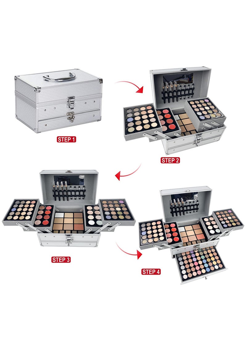 VERONNI - 132 Shade Professional Eye Makeup Kit Multicolour - Image 1