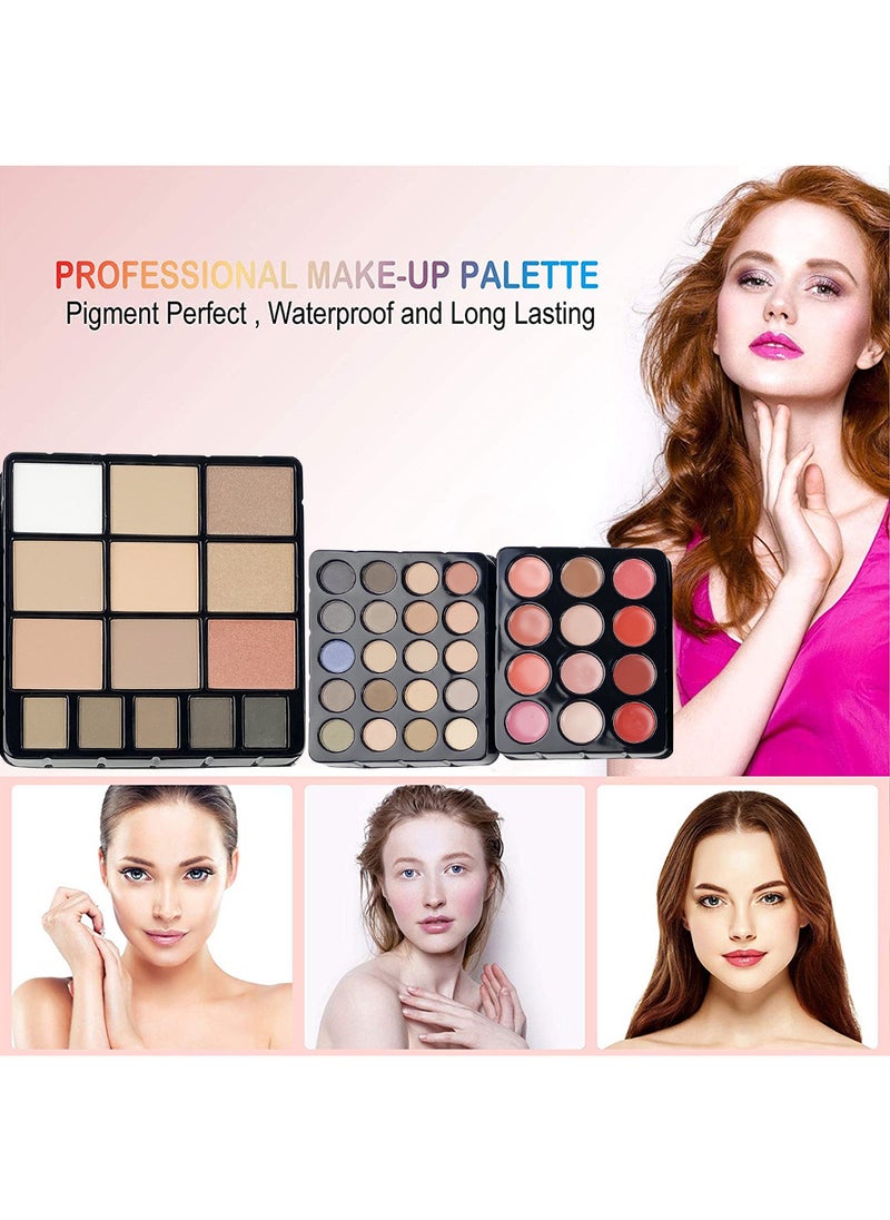 VERONNI - 132 Shade Professional Eye Makeup Kit Multicolour - Image 1