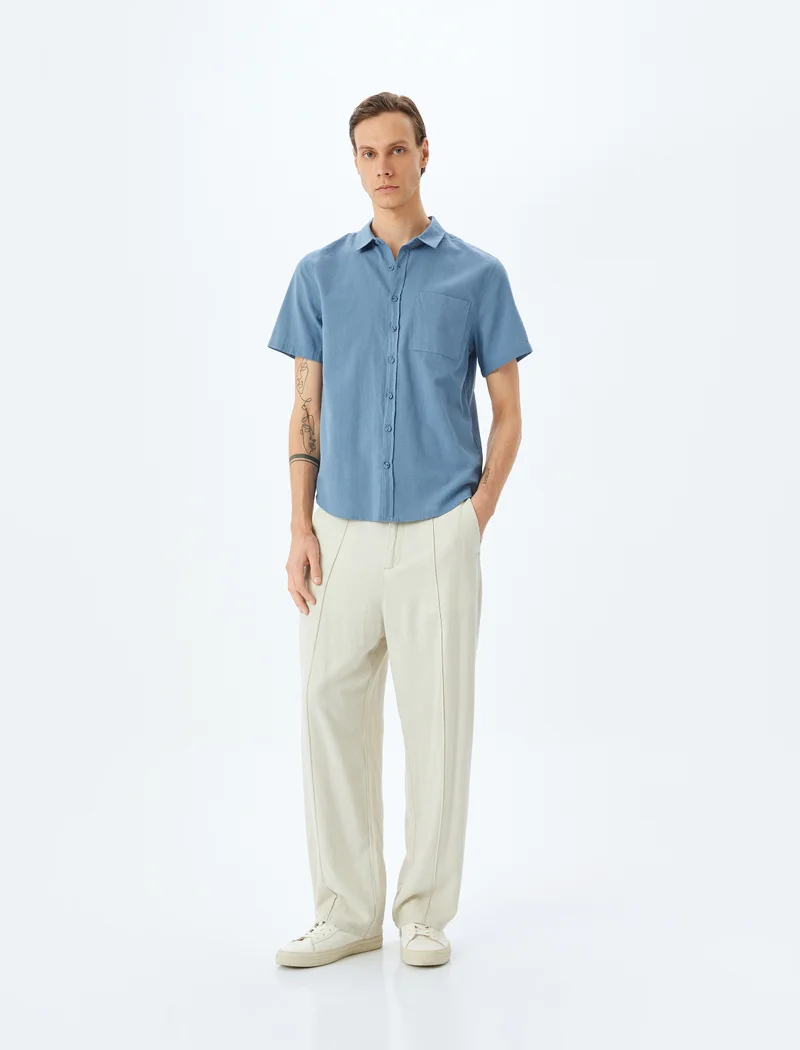 كوتون Slim Fit Shirt