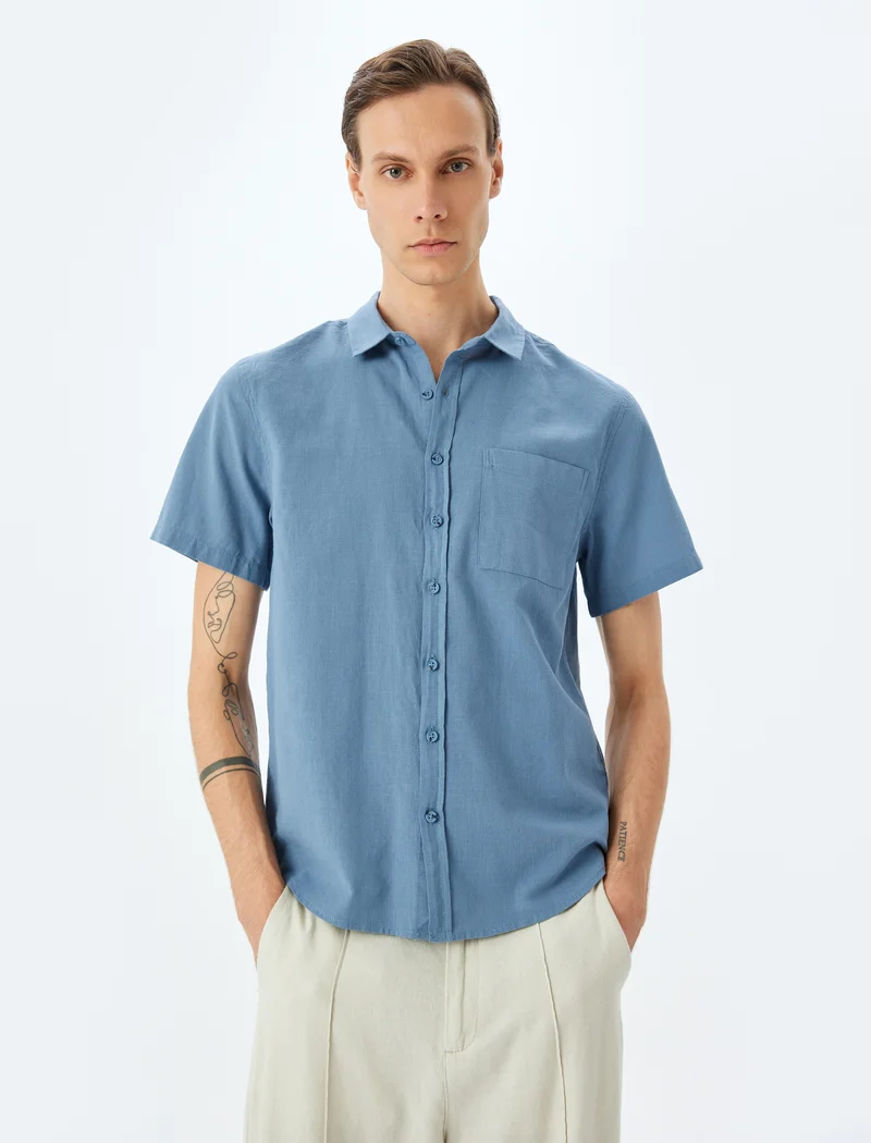 كوتون Slim Fit Shirt