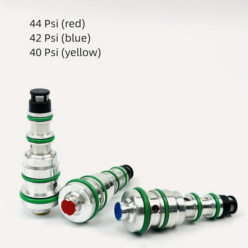 V5 Compressor Control Valve Set 44 Psi Red Pressure Level Stainless Steel Exterior Compatible Replacement Kit For Lacetti Aveo Cruz - Image 2