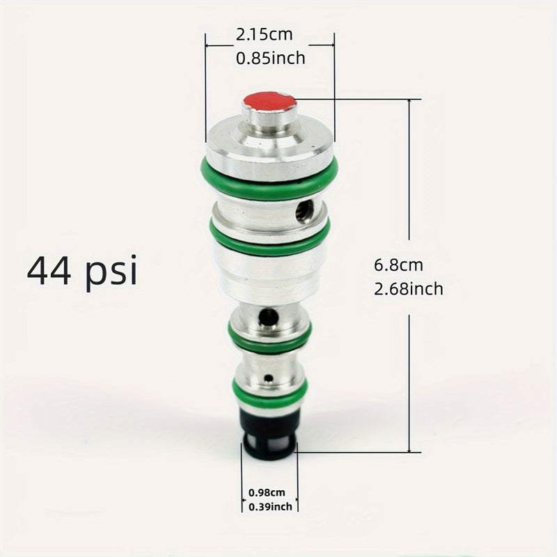 V5 Compressor Control Valve Set 44 Psi Red Pressure Level Stainless Steel Exterior Compatible Replacement Kit For Lacetti Aveo Cruz - Image 1