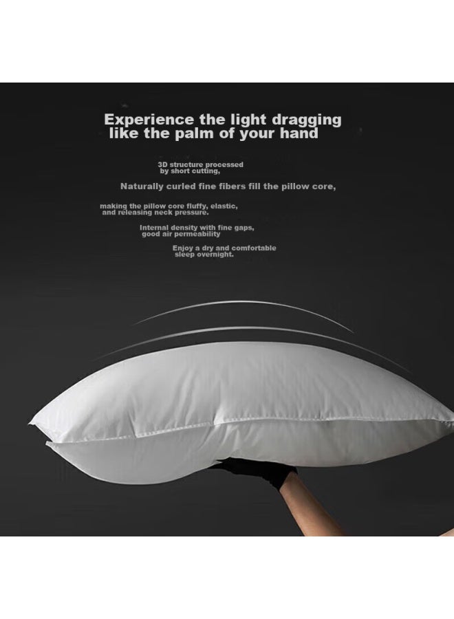 Avivi Aiwei 110g Washable Cotton Pillowcase + Pillow Set, Student Dormitory Hotel Home Use Pillow Core, Jianxi Ge - Image 2