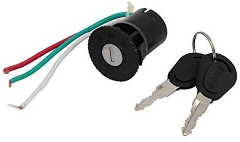 DEMULAX Motorcycle Ignition Switch Lock with 2 Keys - Image 1