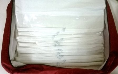 Glitter Collection (TM) Wedding Gift, 14 pcs Women Cloth Organiser Saree Cover, jwellery,payal, Vanity, UG,Blouse,petticote Cover and 12 Saree Bag, snpl - Image 4