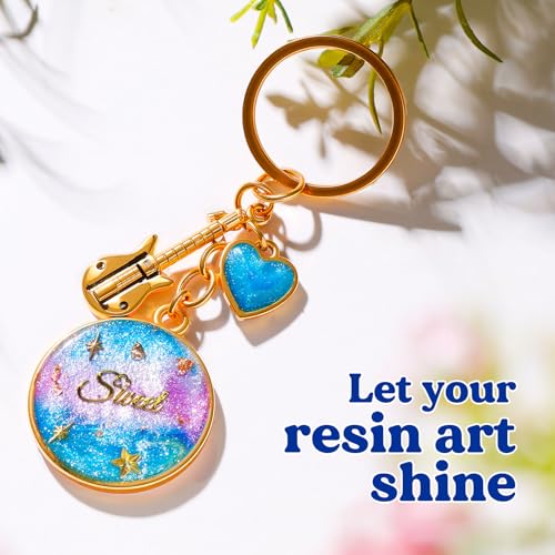 LET'S RESIN Pearlescent UV Resin, 10 Colors Colored UV Resin, Low Odor & Minimal Bubbles for Resin Casting and Coating, Jewelry Making, Decoration(20g Each) - Image 3