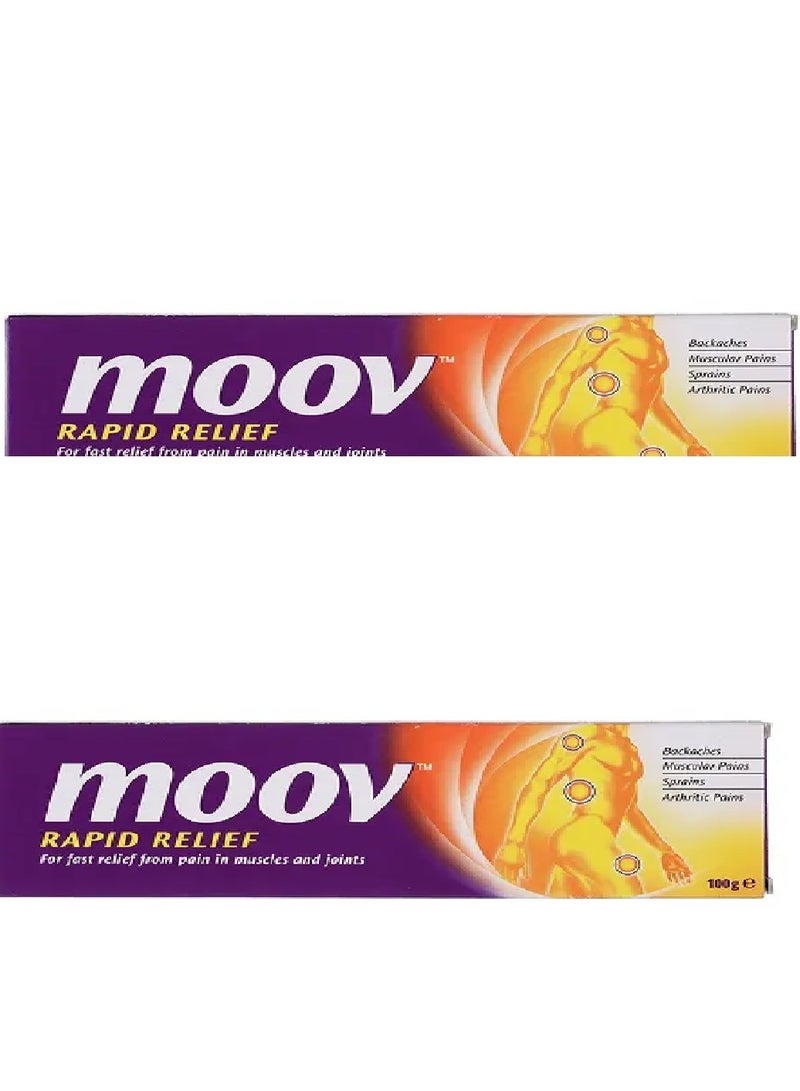 Rapid Pain Relief Cream 100G 2 Pack