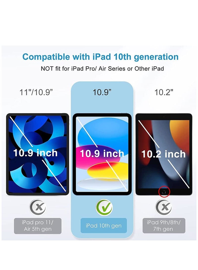 Screen Protector For IPad 10.9 Inch 2022 10th Generation Edge To Edge Full Screen Coverage Anti Scratch Tempered Glass - Image 3