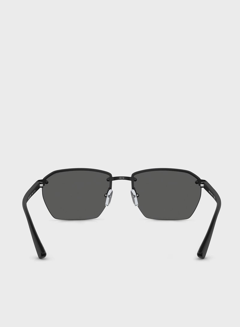 ارماني اكسشينج نظارة شمسية كلوب ماسترز 0Ax2048S  - Image 2