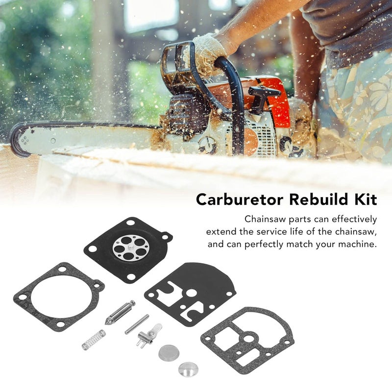 Pilipane Carburetor Carb Rebuild kit for stihl for Zama 009 010 011 012 011AV Chainsaw Gasket Parts  Carburetor Rebuild Repair Kit - Image 3