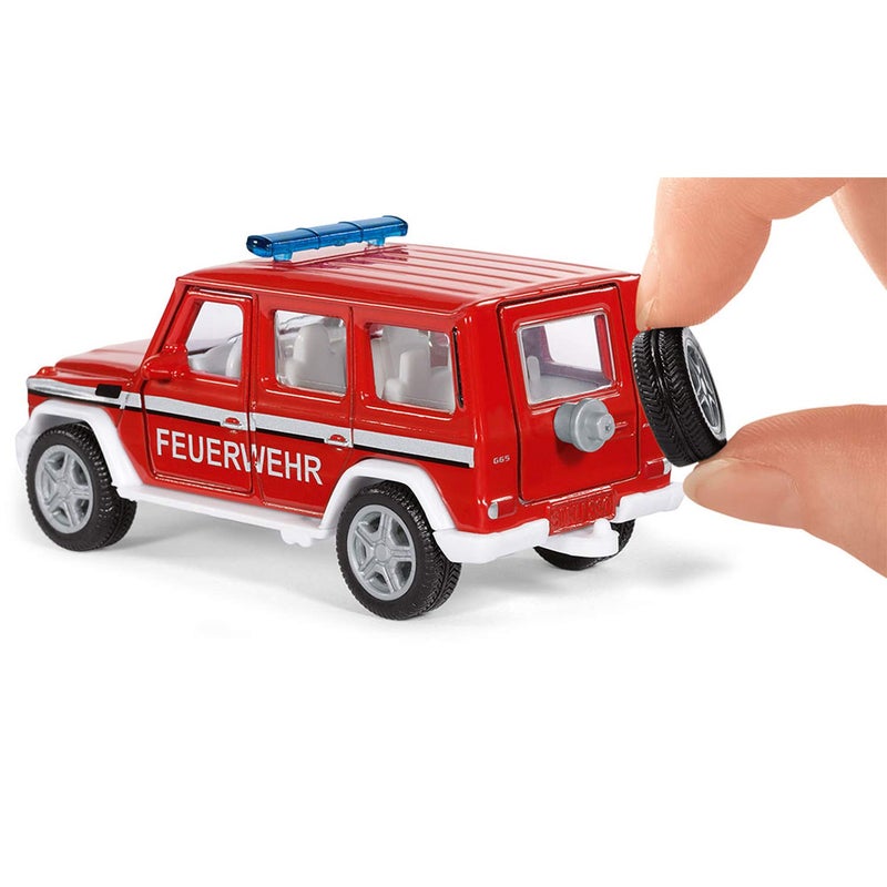 Siku 2306 Mercedes AMG G65 Fire Brigade Toy, Red - Image 2