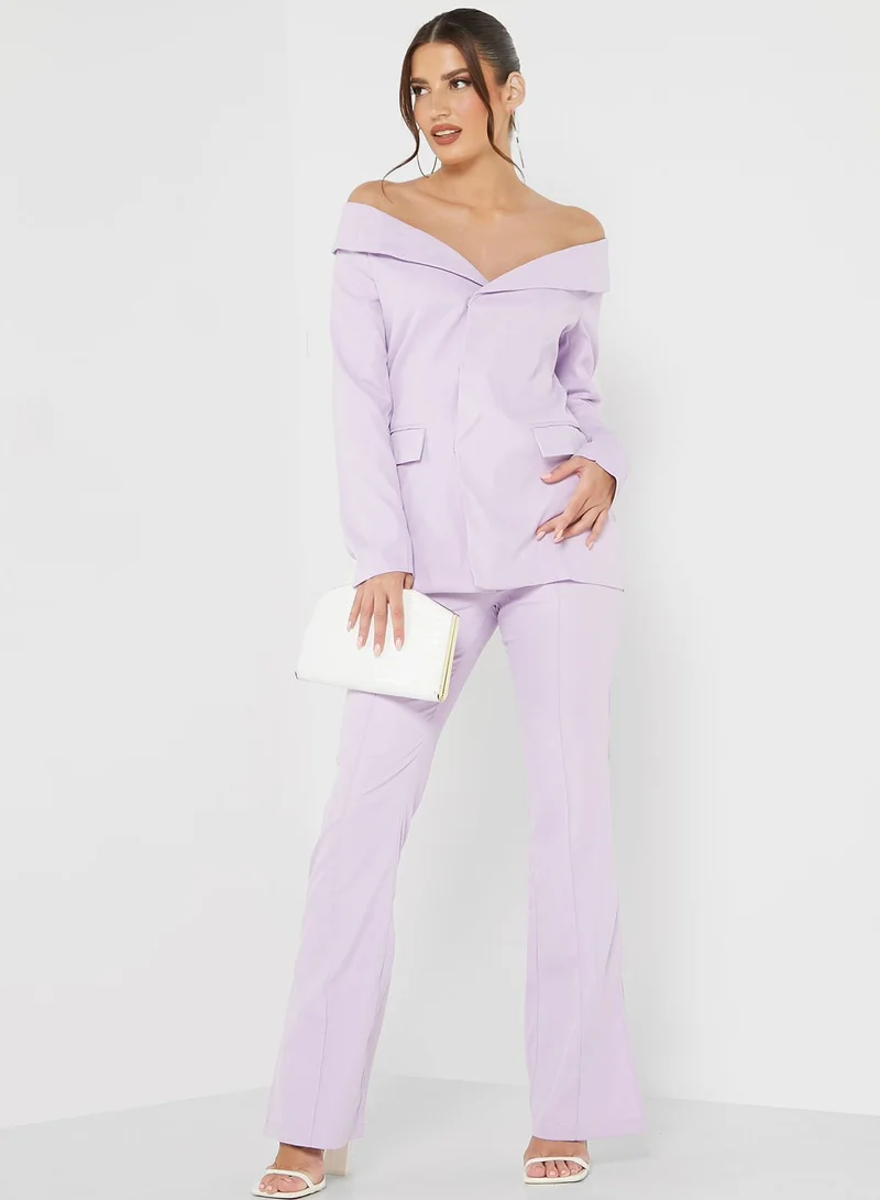 MISSY EMPIRE Pocket Detail Tailored Blazer