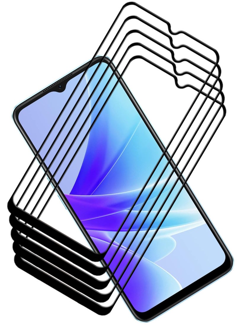 ACLIX 5 Pieces Antistatic ESD Dustproof Premium Quality High Definition Tempered Glass Screen Protector Designed For Oppo A77 4G - Image 1