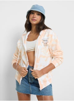 Ginger Heart Print Intarsia Cardigan  - Image 1