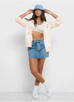 Ginger Heart Print Intarsia Cardigan  - Image 4