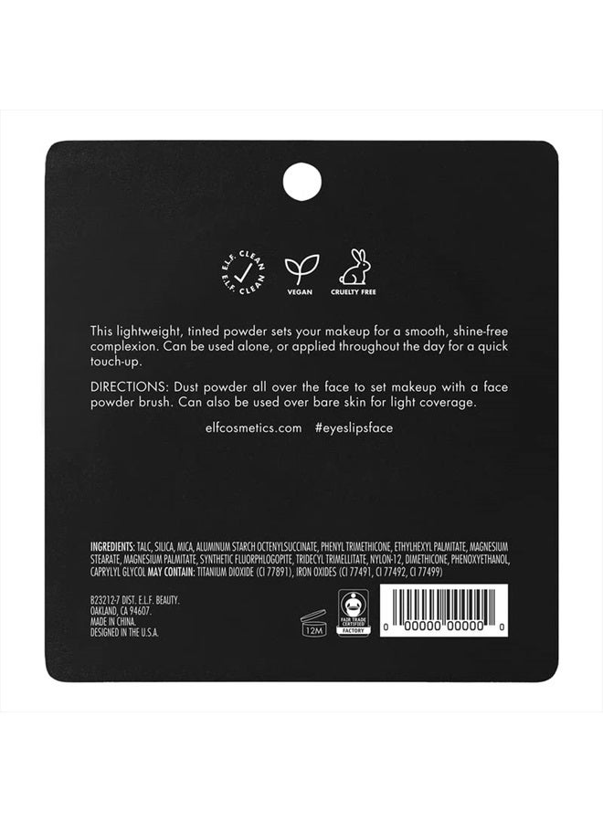 elf Prime & Stay Finishing Powder, Sets Makeup, Controls Shine & Smooths Complexion, Sheer, 0.18 Oz (5g) - Image 5