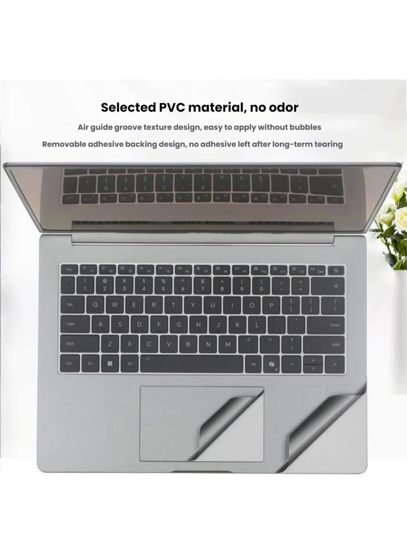 عام مجموعة ملصقات كمبيوتر محمول متوافقة مع Honor MagicBook Pro 14 AI (2025)، غشاء واقي من PVC مقاوم للخدوش والاحتكاك لأربعة جوانب 【خالٍ من البقايا】 - Image 3