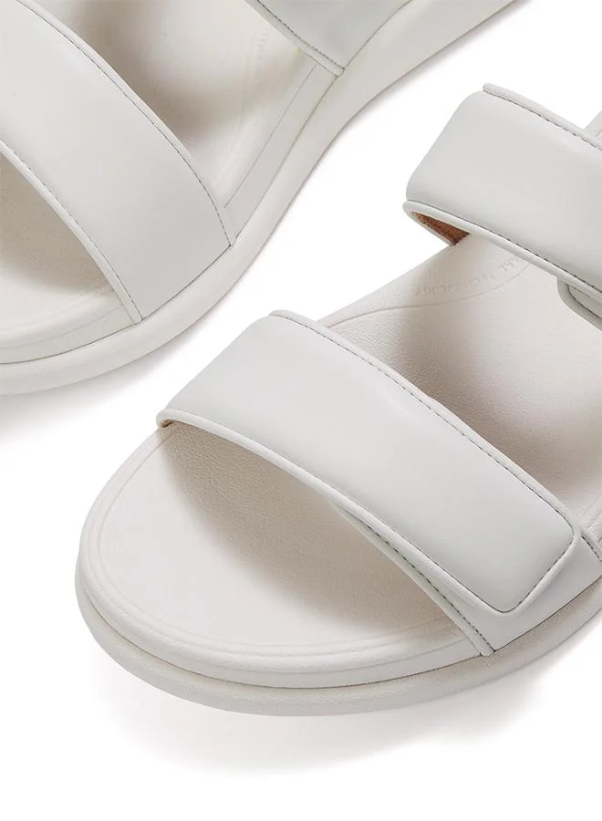 Fitflop F-MODE GO ADJUSTABLE FLATFORM TWO-BAR SLIDES