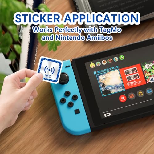 YANZEO 20Pcs NFC NTAG213 RFID Tag NFC 213 Metal Resistant Sticker,144 Bytes Memory Fully Programmable for NFC-Enabled Devices - Image 5