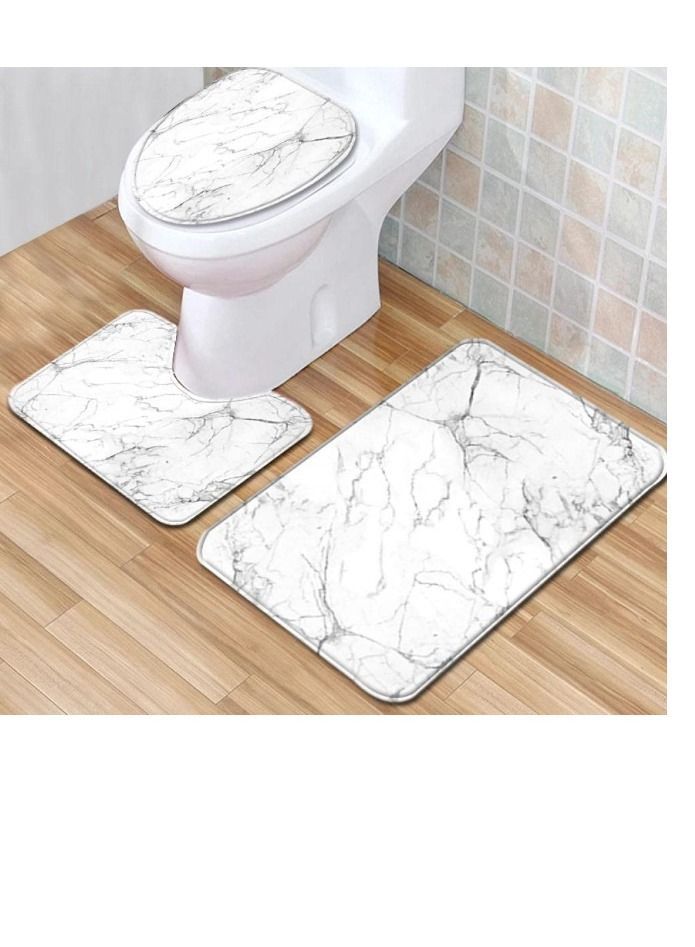 Y&D 3 pcs of bathroom carpet 45*75cm