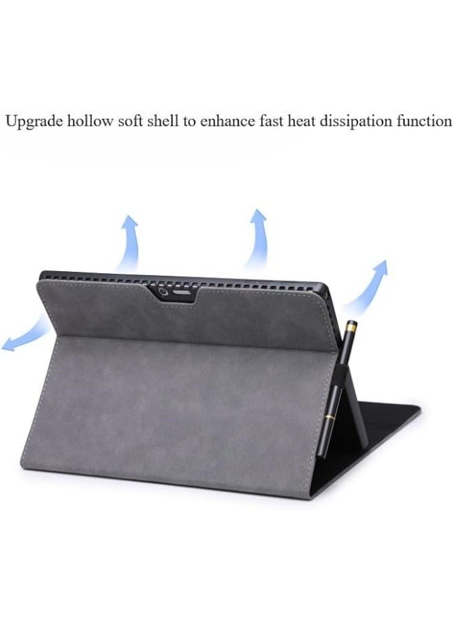Generic - Case Compatible with Microsoft Surface Pro 11 (2024) 13-inch Tablet, All-in-One PU Protective Case Rugged Cover with Power Pack for Surface Pro 11 - Image 1
