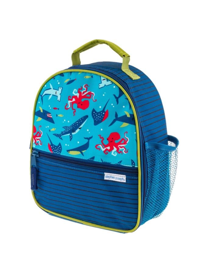 ستيفن جوزيف حقيبة غداء مطبوعة بطبعة سمكة قرش - Image 1