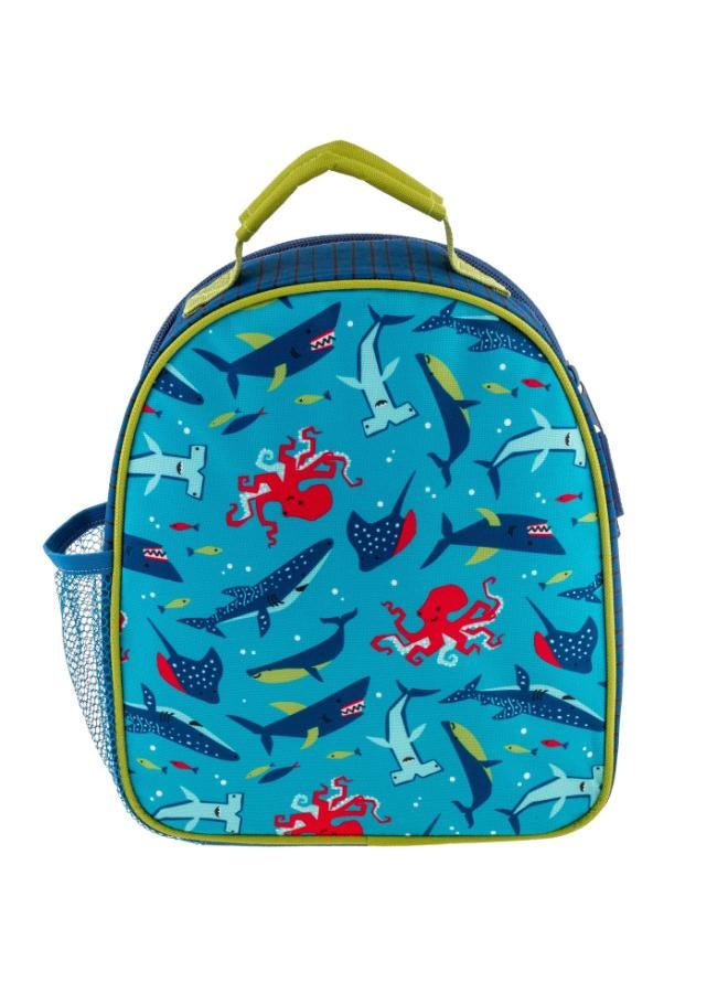 ستيفن جوزيف حقيبة غداء مطبوعة بطبعة سمكة قرش - Image 2