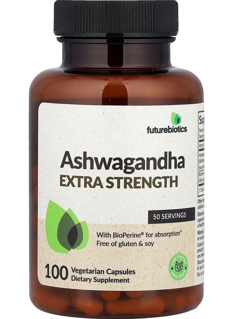 Futurebiotics أشواغاندا، قوة إضافية، 100 كبسولة نباتية