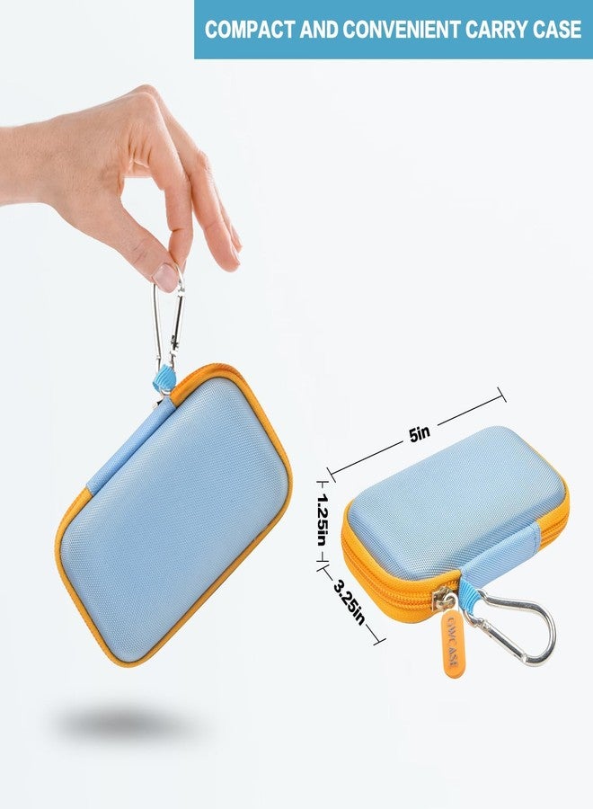 GWCASE Hard Case Compatible with SanDisk 500GB/ 1TB/ 2TB/ 4TB Extreme Portable SSD - Up to 1050MB/s - USB-C, USB 3.2 Gen 2 - External Solid State Drive. Carrying Travel Holder for USB Cables -Blue (Box Only) - Image 5