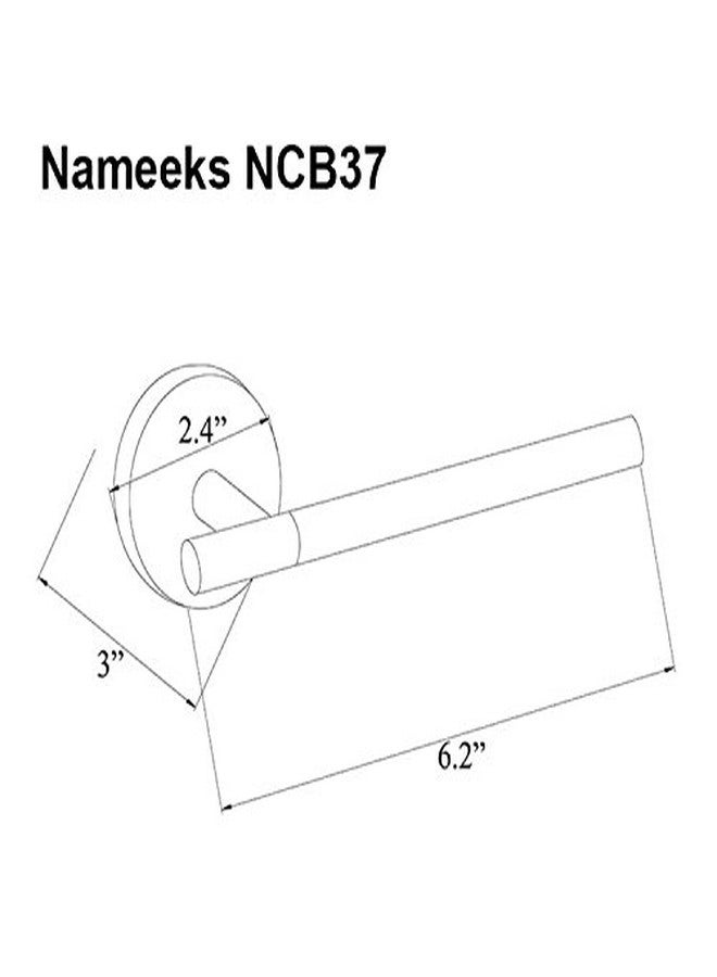 Nameeks Polished Chrome Toilet Paper Holder - Image 2