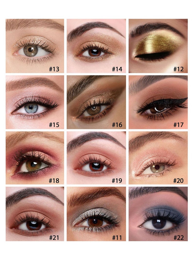 Handaiyan 12 Piece Cream Eyeshadow Stick  - Image 3