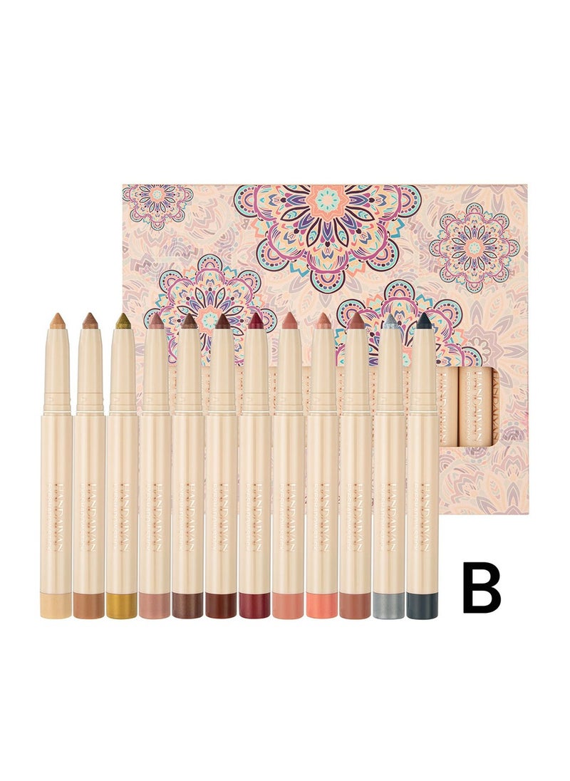 Handaiyan 12 Piece Cream Eyeshadow Stick  - Image 2