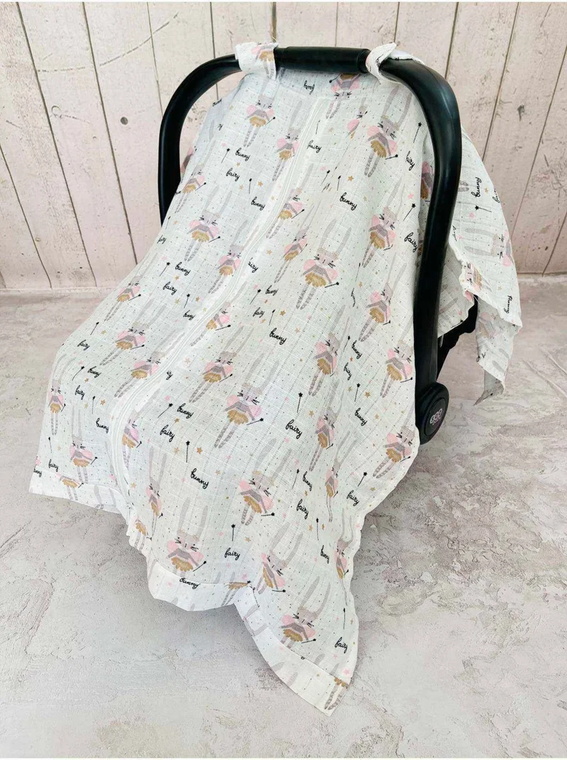 جونييروس Muslin Stroller Cover and Infant Carrier Cushion