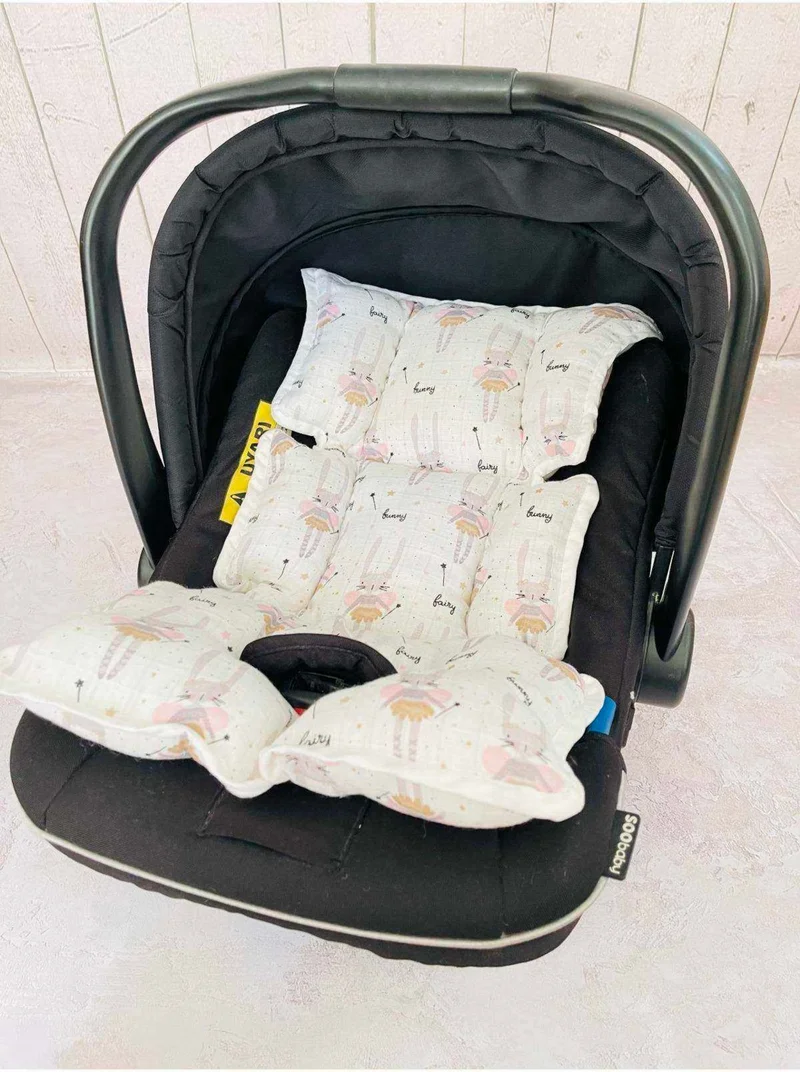 جونييروس Muslin Stroller Cover and Infant Carrier Cushion
