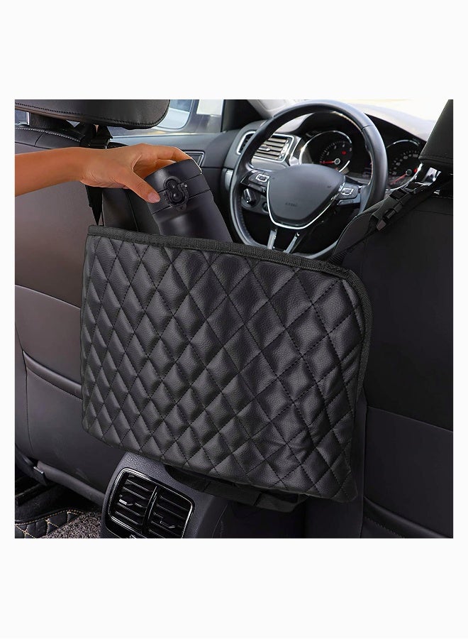 Car Handbag Holder Between Seats Universal Handbag Holder for Car Front Seat   Car Net Pocket Handbag Holder   Auto Storage Accessories for Men Women Interior Automotive Console Organizer - Image 5