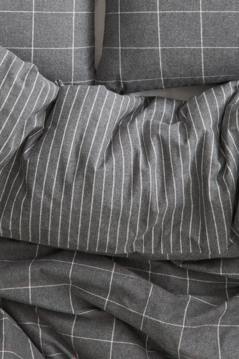 H&M Flannel duvet cover set