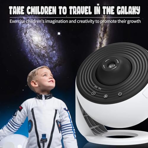 Desidiya® Disc Star Projector for Kids – 3D Galaxy Night Light with 360° Rotation, Adjustable Focus & Timer | USB Powered Night Lamp for Bedroom, Nursery, Home Theater (Corded Electric) - Image 5